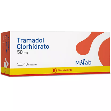 Product image of TRAMADOL HCL [BE] 50 MG 10 CAPSULAS