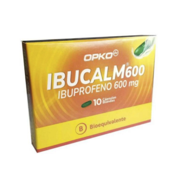 Product image of IBUCALM-600 600 MG 10 CAPSULAS BLANDAS [BE] (IBUPROFENO)