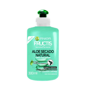 Product image of Fructis aloe secado natural formula vegana crema para peinar x 300 ml