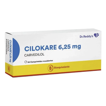 Product image of CILOKARE 6.25 MG X 30 COMP.