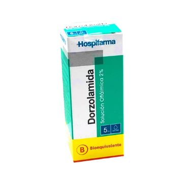 Product image of Dorzolamida 2 % solución oftálmica x 5 ml