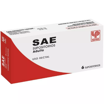 Product image of Adifenina c / propifenazona S.A.E adulto x 6 supositorios