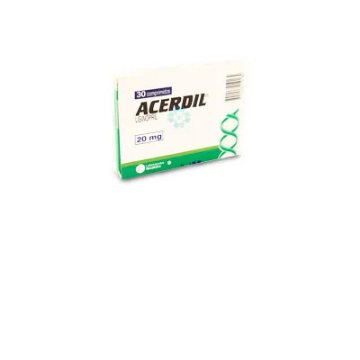 Product image of Acerdil 20 mg x 30 comprimidos