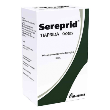 Product image of SEREPRID 100 MG/ML SOLUCION ORAL GOTAS 30 ML (TIAPRIDA)