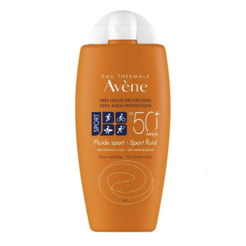 Product image of Avene solar fluide sport eau thermale alta proteccion SPF50+ piel sensible sin perfume fluido x 100 ml