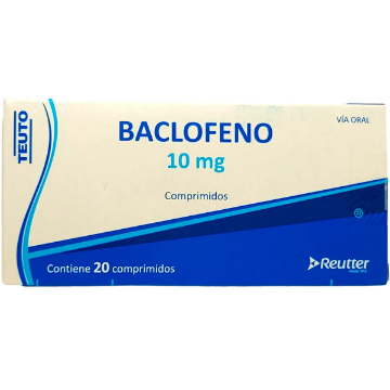 Product image of Baclofeno 10 mg x 20 comprimidos