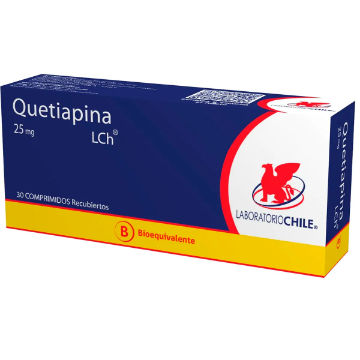 Product image of Quetiapina 25 mg x 30 comprimidos