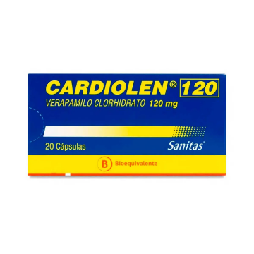 Product image of Cardiolen 120 mg x 20 cápsulas