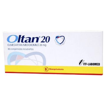 Product image of OLTAN 20 MG 30 COMPRIMIDOS RECUBIERTOS [BE] (OLMESARTAN) // IMPORTADO