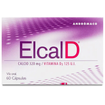 Product image of Elcal D 320mg x 60 cápsulas