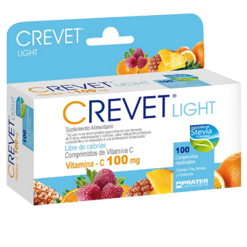 Product image of Crevet light 100 mg x 100 comprimidos masticables