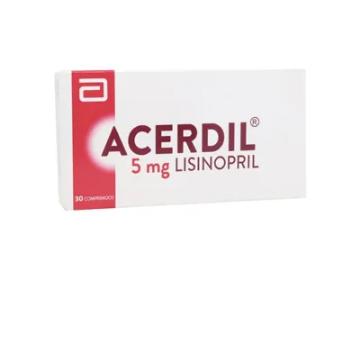 Product image of Acerdil 5 mg x 30 comprimidos