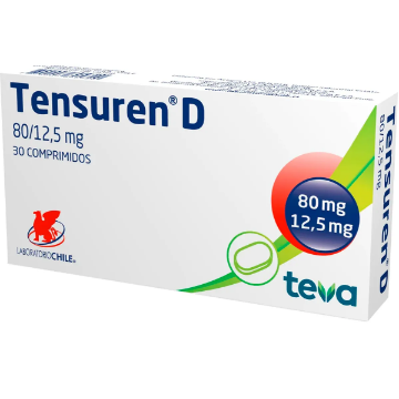 Product image of Tensuren D 80 / 12,5 mg x 30 comprimidos