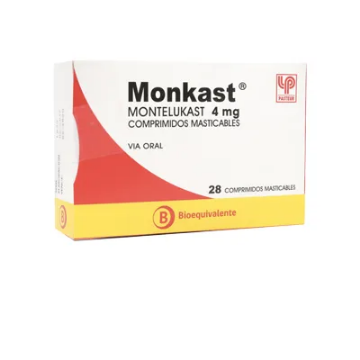 Product image of Monkast 4 mg x 28 comprimidos