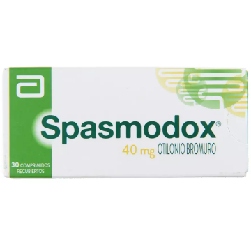 Product image of SPASMODOX 40 MG 30 COMPRIMIDOS RECUBIERTOS (OTILONIO BROMURO)