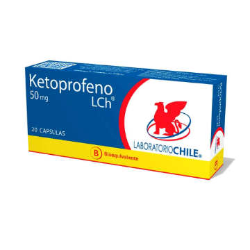 Product image of Ketoprofeno 50 mg x 20 cápsulas