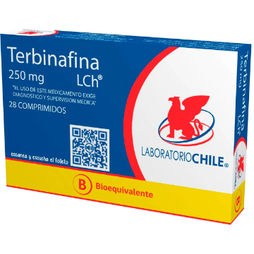 Product image of Terbinafina 250 mg x 28 comprimidos