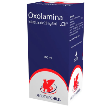 Product image of Oxolamina jarabe infantil 28 mg / 5 ml x 100 ml