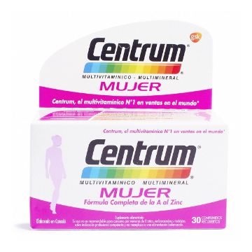 Product image of CENTRUM MUJER X 30 COMP. REC.