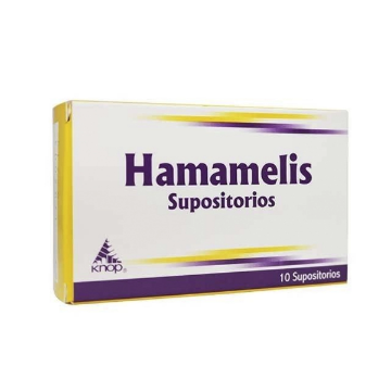 Product image of KNOP HAMAMELIS 10 SUPOSITORIOS