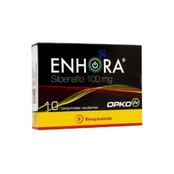 Product image of Enhora 100 mg x 10 comprimido recubierto