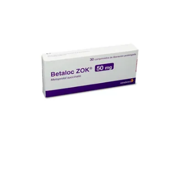 Product image of Betaloc Zok 50 mg x 30 comprimidos liberación prolongada