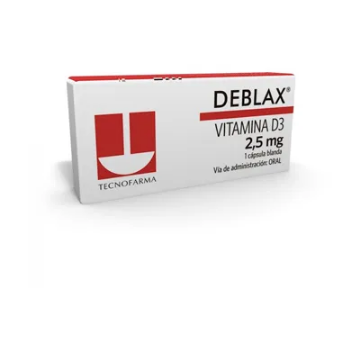 Product image of Deblax 2,5 mg x 1 cápsula blanda