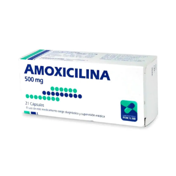 Product image of Amoxicilina 500 mg x 21 cápsulas