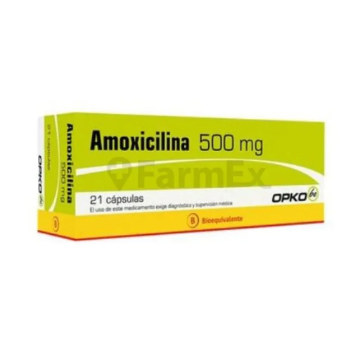 Product image of Amoxicilina 500 mg x 21 cápsulas