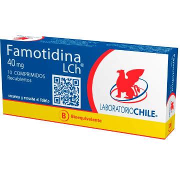 Product image of Famotidina 40 mg x 10 comprimidos recubiertos