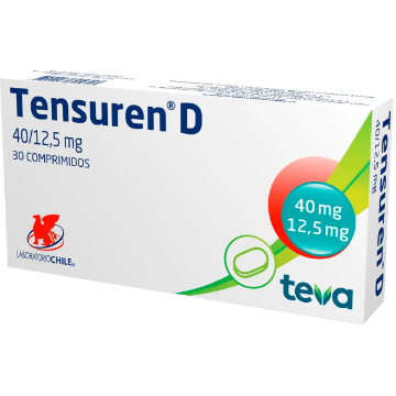 Product image of Tensuren D 40 / 12,5 mg x 30 comprimidos