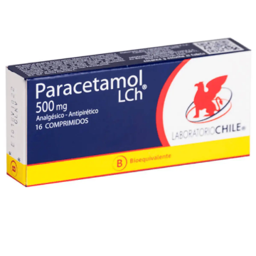 Product image of Paracetamol 500 mg x 16 comprimido