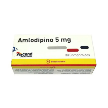 Product image of Amlodipino 5 mg x 30 comprimidos