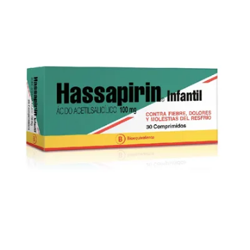 Product image of Hassapirin 100 mg x 100 comprimidos