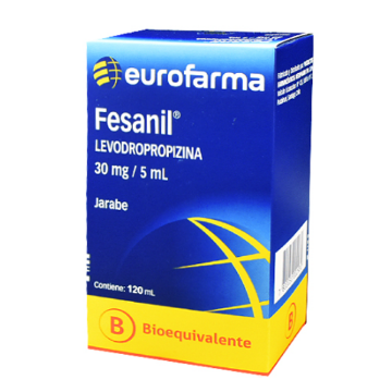 Product image of Fesanil 30 mg / 5 ml jarabe x 120 ml