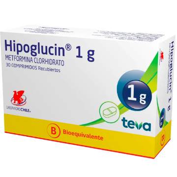 Product image of Hipoglucin 1 g x 30 comprimidos recubiertos