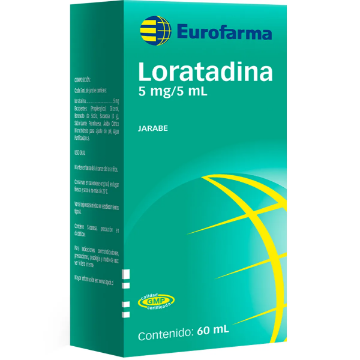 Product image of Loratadina 5 mg / 5 ml x 60 ml