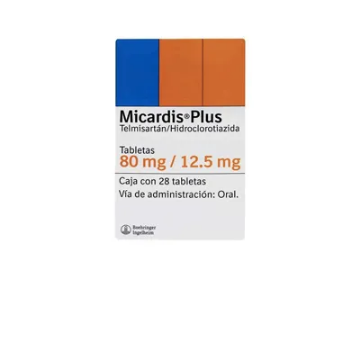 Product image of Micardis plus 80 / 12,5 x 28 comprimidos