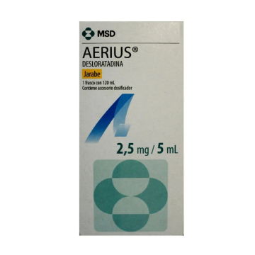 Product image of AERIUS 2,5MG / 5ML JBE X 120 ML