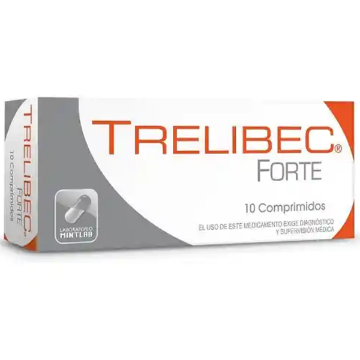 Product image of TRELIBEC FORTE [800+160] MG 10 COMPRIMIDOS (SULFAMETOXAZOL+TRIMETOPRIMA)