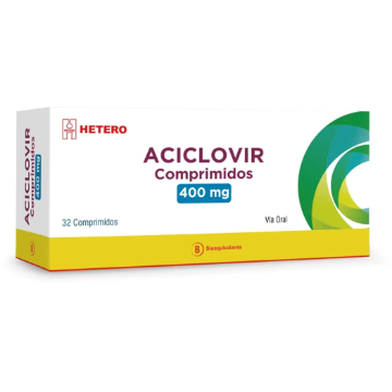 Product image of ACICLOVIR 400 MG X 32 COMP.