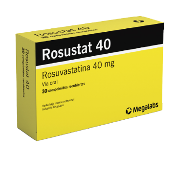 Product image of Rosuvastatina 40 mg x 30 comprimidos recubiertos