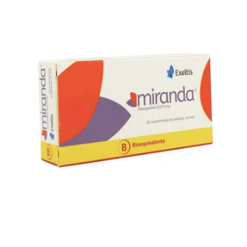 Product image of Miranda 75 mcg x 28 comprimidos