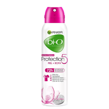 Product image of GARNIER BI-O MUJER PROTECTION5 DESODORANTE SPRAY 150 ML