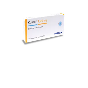 Product image of Concor 1,25 mg x 14 comprimidos recubiertos