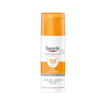 Product image of Eucerin sun gel crema facial oil control-toque seco SPF50+ x 50 ml