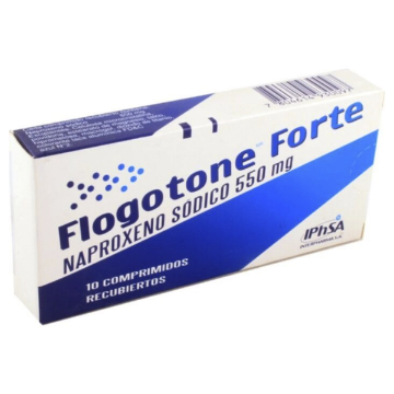 Product image of Flogotone forte 550 mg x 10 comprimidos recubiertos