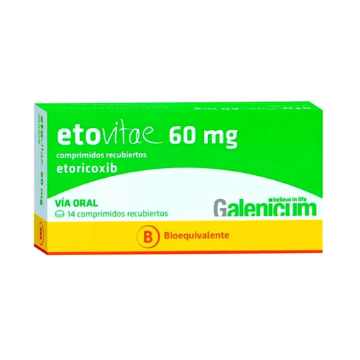 Product image of Etovitae 60 mg x 14 comprimidos recubiertos