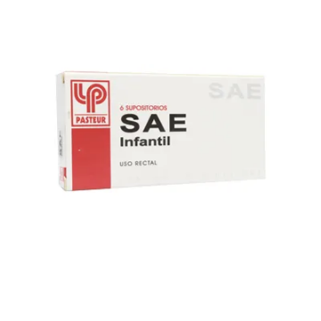 Product image of Sae infantil x 6 supositorios