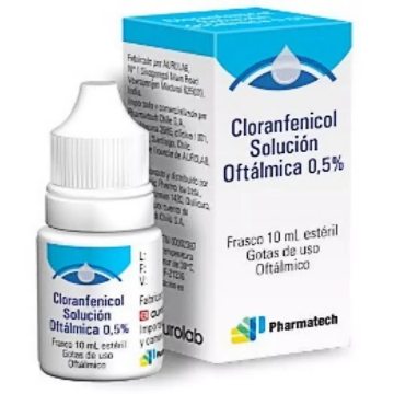 Product image of CLORANFENICOL SOL. OFTAL. FCO X 10 ML